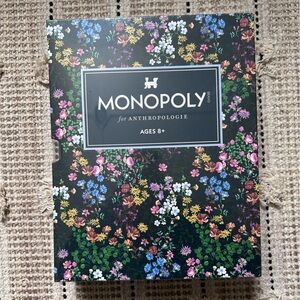 BRAND NEW UNOPENED Anthropologie Floral Monopoly Board Game